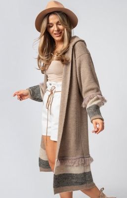 Sweter damski bez wzorów Setin ze sklepu: intimiti.pl w kategorii: Swetry damskie - zdjęcie 3B4B001-93A-4736_252875