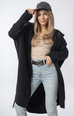 Sweter damski klasyczny bez wzorów Setin ze sklepu: intimiti.pl w kategorii: Swetry damskie - zdjęcie 3B4B001-93A-4736_252878