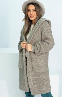 Sweter damski casual bez wzorów Setin ze sklepu: intimiti.pl w kategorii: Swetry damskie - zdjęcie 3B4B001-93A-4736_254132