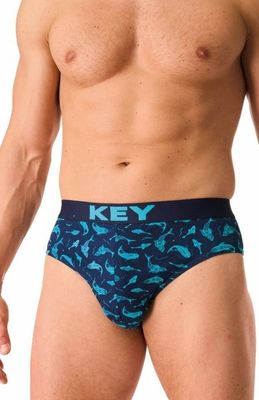 Majtki męskie z nadrukami Key ze sklepu: intimiti.pl w kategorii: Majtki męskie - zdjęcie 3B4B001-93A-4736_254377