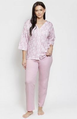 Piżama w kwiaty casual Taro ze sklepu: intimiti.pl w kategorii: Piżamy damskie - zdjęcie 3B4B001-93A-4736_254531