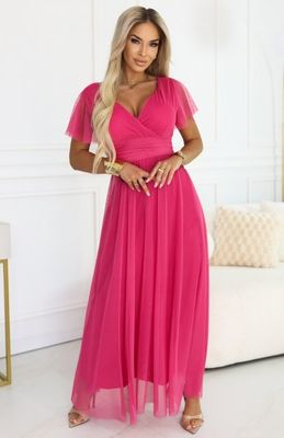 Sukienka elegancka bez wzorów Numoco ze sklepu: intimiti.pl w kategorii: Sukienki - zdjęcie 3B4B001-93A-4736_254889