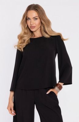 Bluzka damska bez wzorów elegancka Moe ze sklepu: intimiti.pl w kategorii: Bluzki damskie - zdjęcie 3B4B001-93A-4736_256124