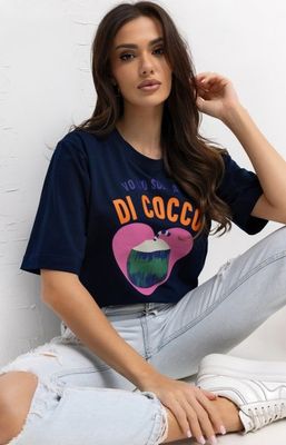 Bluzka damska z napisem Lara Fashion ze sklepu: intimiti.pl w kategorii: Bluzki damskie - zdjęcie 3B4B001-93A-4736_256428