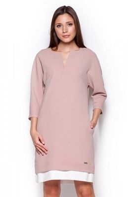 Sukienka gładka elegancka Figl ze sklepu: intimiti.pl w kategorii: Sukienki - zdjęcie 3B4B001-93A-4736_27463