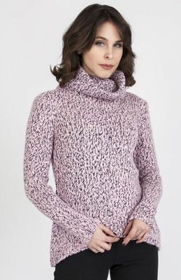 Sweter damski w nadruki MKM ze sklepu: intimiti.pl w kategorii: Swetry damskie - zdjęcie 3B4B001-93A-4736_75533