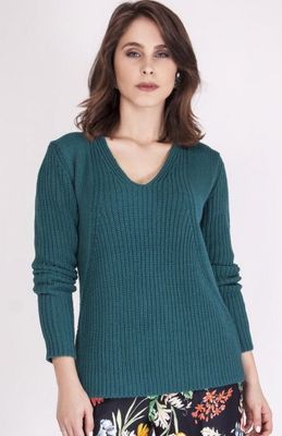 Sweter damski klasyczny MKM ze sklepu: intimiti.pl w kategorii: Swetry damskie - zdjęcie 3B4B001-93A-4736_75536