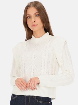Sweter damski Eye For Fashion ze sklepu: Eye For Fashion w kategorii: Swetry damskie - zdjęcie 3C9BB14-4A0-7058_16559