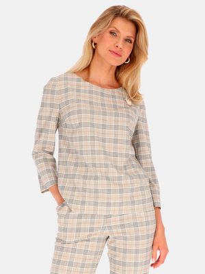 Potis &amp; Verso - Bluzka damska casual na wiosnę ze sklepu: Eye For Fashion w kategorii: Bluzki damskie - zdjęcie 3C9BB14-4A0-7058_17422