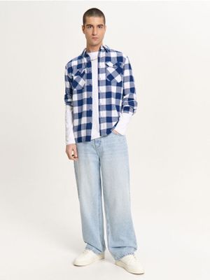Koszula męska casual ze sklepu: Cropp w kategorii: Koszule męskie - zdjęcie 4198BBB-532-6969_001HY-59X