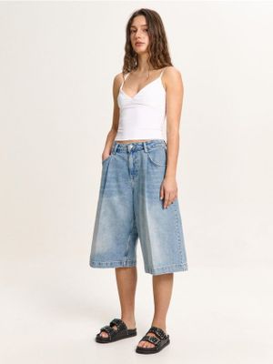 Szorty eleganckie ze sklepu: Cropp w kategorii: Szorty - zdjęcie 4198BBB-532-6969_003KA-50J