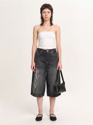 Szorty eleganckie ze sklepu: Cropp w kategorii: Szorty - zdjęcie 4198BBB-532-6969_006KA-99J