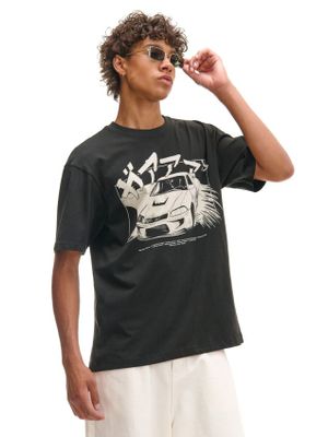 T-shirt męski elegancki ze sklepu: Cropp w kategorii: T-shirty męskie - zdjęcie 4198BBB-532-6969_013DF-99X