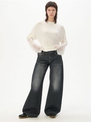 Jeansy damskie w stylu klasycznym ze sklepu: Cropp w kategorii: Jeansy damskie - zdjęcie 4198BBB-532-6969_016KA-90J