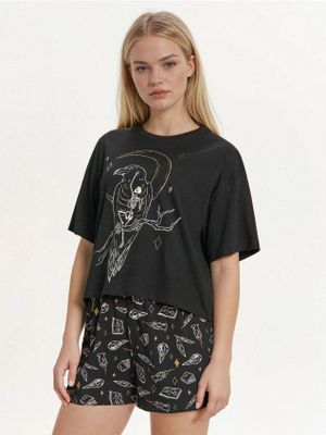 Piżama na lato ze sklepu: Cropp w kategorii: Piżamy damskie - zdjęcie 4198BBB-532-6969_155IF-99X