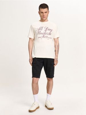 Spodenki męskie ze sklepu: Cropp w kategorii: Spodenki męskie - zdjęcie 4198BBB-532-6969_176HY-99X