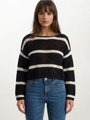 Sweter damski na zimę młodzieżowy ze sklepu: Cropp w kategorii: Swetry damskie - zdjęcie 4198BBB-532-6969_182HX-99M