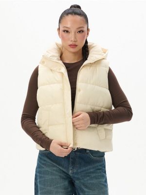Kamizelka damska ze sklepu: Cropp w kategorii: Kamizelki damskie - zdjęcie 4198BBB-532-6969_185KA-01X