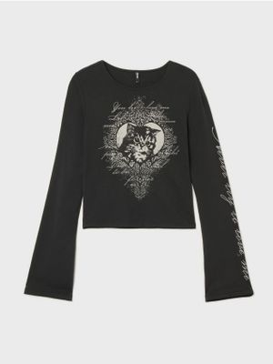 Bluzka damska na wiosnę casual ze sklepu: Cropp w kategorii: Bluzki damskie - zdjęcie 4198BBB-532-6969_186KB-99X