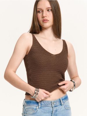Bluzka damska na lato ze sklepu: Cropp w kategorii: Bluzki damskie - zdjęcie 4198BBB-532-6969_219IS-88X