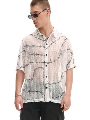 Koszula męska ze sklepu: Cropp w kategorii: Koszule męskie - zdjęcie 4198BBB-532-6969_277DE-00X