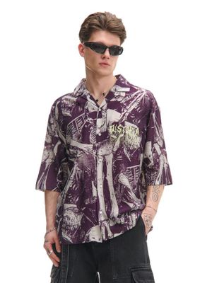 Koszula męska na lato ze sklepu: Cropp w kategorii: Koszule męskie - zdjęcie 4198BBB-532-6969_297DE-83X