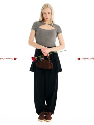 Bluzka damska casualowa ze sklepu: Cropp w kategorii: Bluzki damskie - zdjęcie 4198BBB-532-6969_335HX-90M