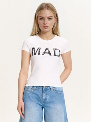 Bluzka damska na lato ze sklepu: Cropp w kategorii: Bluzki damskie - zdjęcie 4198BBB-532-6969_348HX-00X