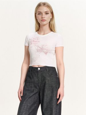 Bluzka damska ze sklepu: Cropp w kategorii: Bluzki damskie - zdjęcie 4198BBB-532-6969_359HX-00X