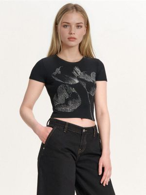 Bluzka damska ze sklepu: Cropp w kategorii: Bluzki damskie - zdjęcie 4198BBB-532-6969_359HX-99X