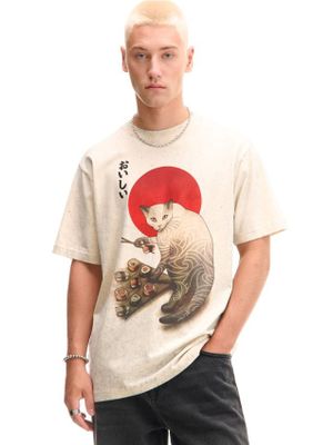 T-shirt męski na lato ze sklepu: Cropp w kategorii: T-shirty męskie - zdjęcie 4198BBB-532-6969_3609R-08X