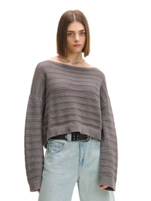 Sweter damski na zimę ze sklepu: Cropp w kategorii: Swetry damskie - zdjęcie 4198BBB-532-6969_385CU-90X