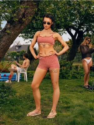 Strój kąpielowy zimowy ze sklepu: Cropp w kategorii: Stroje kąpielowe - zdjęcie 4198BBB-532-6969_397IF-33X