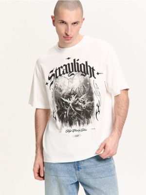 T-shirt męski na lato ze sklepu: Cropp w kategorii: T-shirty męskie - zdjęcie 4198BBB-532-6969_457HY-01X