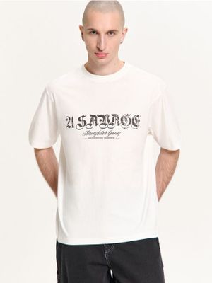 T-shirt męski ze sklepu: Cropp w kategorii: T-shirty męskie - zdjęcie 4198BBB-532-6969_487HY-01X