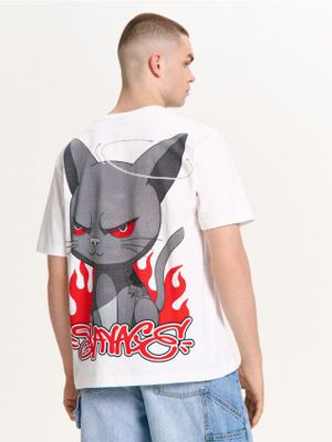 T-shirt męski na lato ze sklepu: Cropp w kategorii: T-shirty męskie - zdjęcie 4198BBB-532-6969_491HY-00X