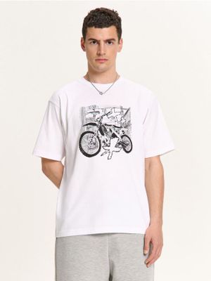 T-shirt męski letni ze sklepu: Cropp w kategorii: T-shirty męskie - zdjęcie 4198BBB-532-6969_508HY-00X
