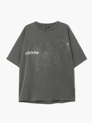 T-shirt męski w stylu młodzieżowym ze sklepu: Cropp w kategorii: T-shirty męskie - zdjęcie 4198BBB-532-6969_522DE-86X