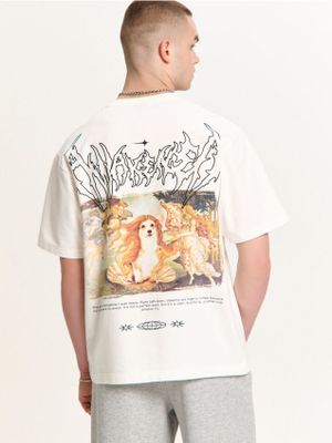 T-shirt męski w stylu młodzieżowym ze sklepu: Cropp w kategorii: T-shirty męskie - zdjęcie 4198BBB-532-6969_553HY-01X