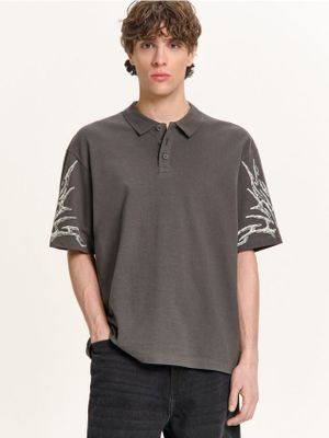 T-shirt męski casualowy ze sklepu: Cropp w kategorii: T-shirty męskie - zdjęcie 4198BBB-532-6969_554HY-90X