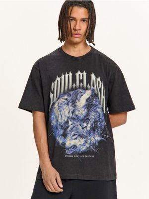T-shirt męski letni ze sklepu: Cropp w kategorii: T-shirty męskie - zdjęcie 4198BBB-532-6969_560HY-99X