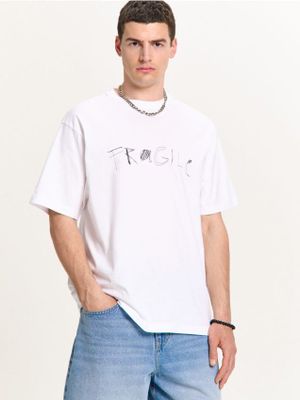 T-shirt męski wiosenny ze sklepu: Cropp w kategorii: T-shirty męskie - zdjęcie 4198BBB-532-6969_586HY-00X