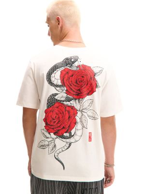 T-shirt męski wiosenny młodzieżowy ze sklepu: Cropp w kategorii: T-shirty męskie - zdjęcie 4198BBB-532-6969_622DE-01X