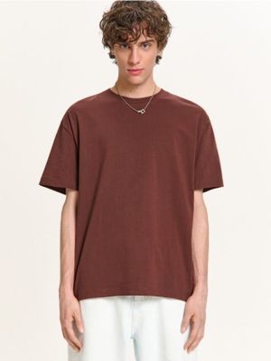 T-shirt męski elegancki ze sklepu: Cropp w kategorii: T-shirty męskie - zdjęcie 4198BBB-532-6969_622HY-89X