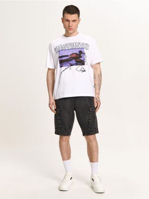 Spodenki męskie eleganckie ze sklepu: Cropp w kategorii: Spodenki męskie - zdjęcie 4198BBB-532-6969_624HX-90J