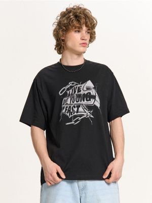 T-shirt męski ze sklepu: Cropp w kategorii: T-shirty męskie - zdjęcie 4198BBB-532-6969_665HY-99X