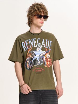 T-shirt męski na lato ze sklepu: Cropp w kategorii: T-shirty męskie - zdjęcie 4198BBB-532-6969_671HY-78X