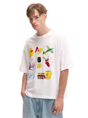 T-shirt męski młodzieżowy ze sklepu: Cropp w kategorii: T-shirty męskie - zdjęcie 4198BBB-532-6969_680DE-00X
