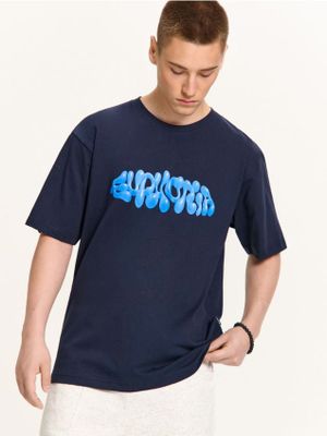 T-shirt męski młodzieżowy ze sklepu: Cropp w kategorii: T-shirty męskie - zdjęcie 4198BBB-532-6969_682HY-59X