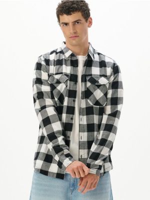 Koszula męska casual jesienna ze sklepu: Cropp w kategorii: Koszule męskie - zdjęcie 4198BBB-532-6969_686KD-99X